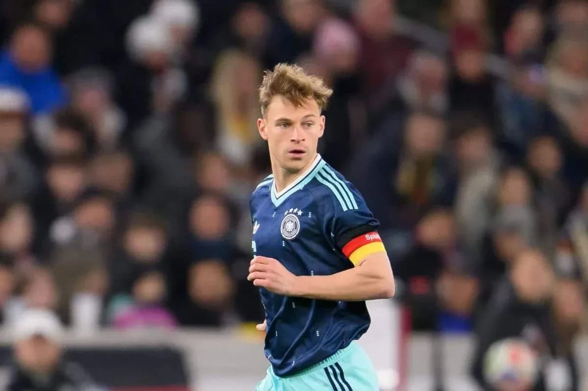 Player in Germany kit during football match