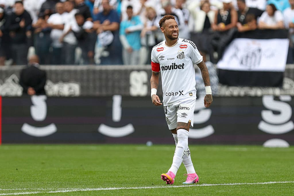 Player celebrating during match at stadium