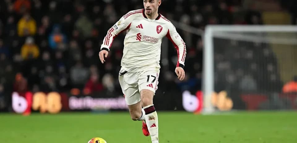 Player running with ball during match