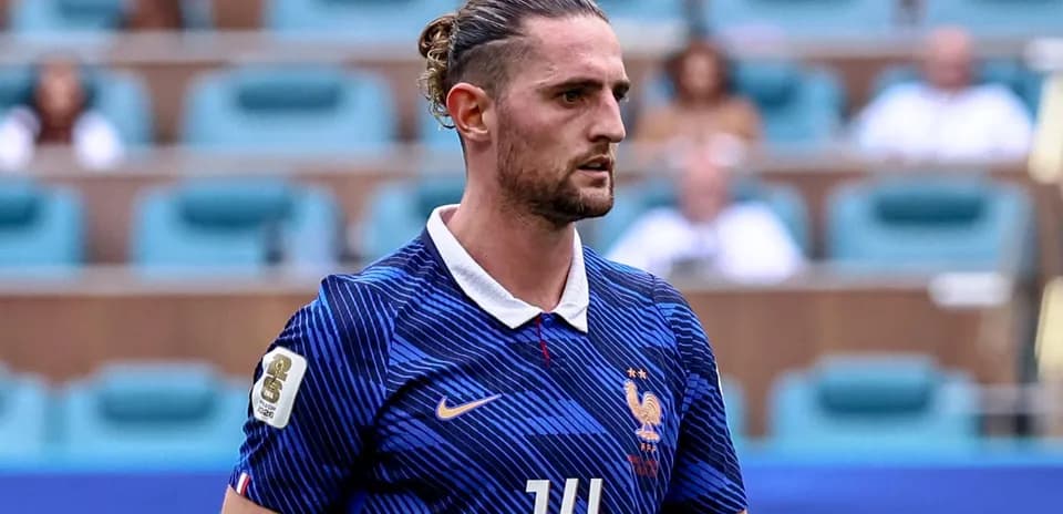 Player wearing France jersey during a match