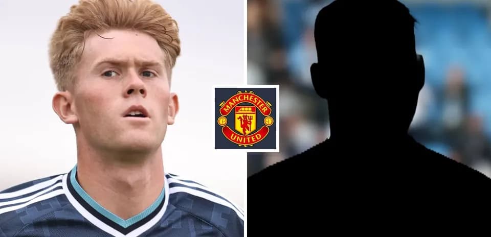 Player portrait with Manchester United logo overlay