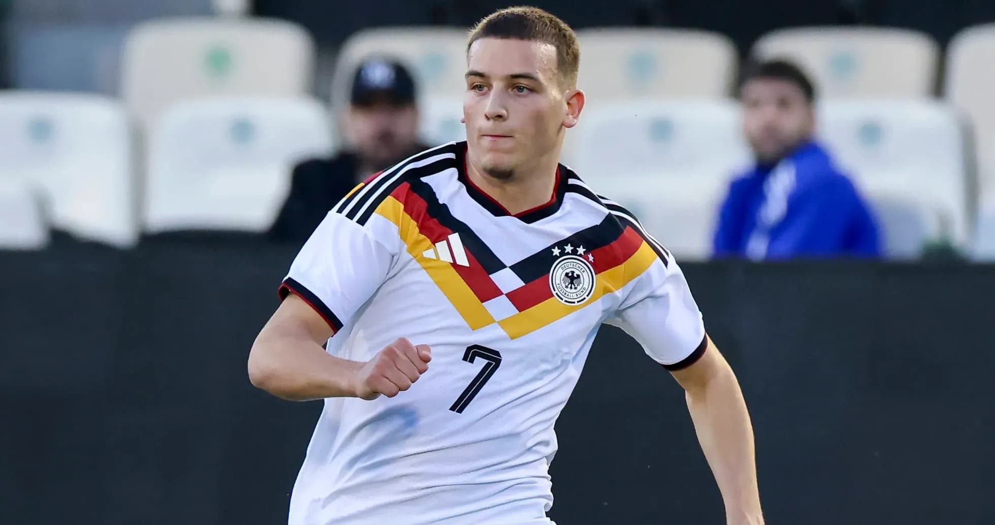 Player wearing Germany jersey during a match