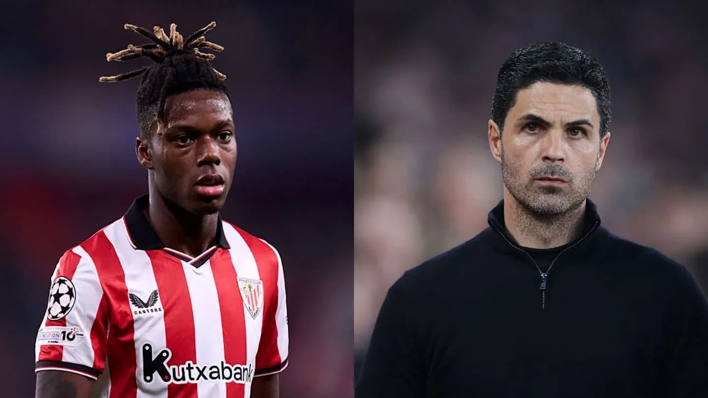 Athletic Bilbao player and coach at match