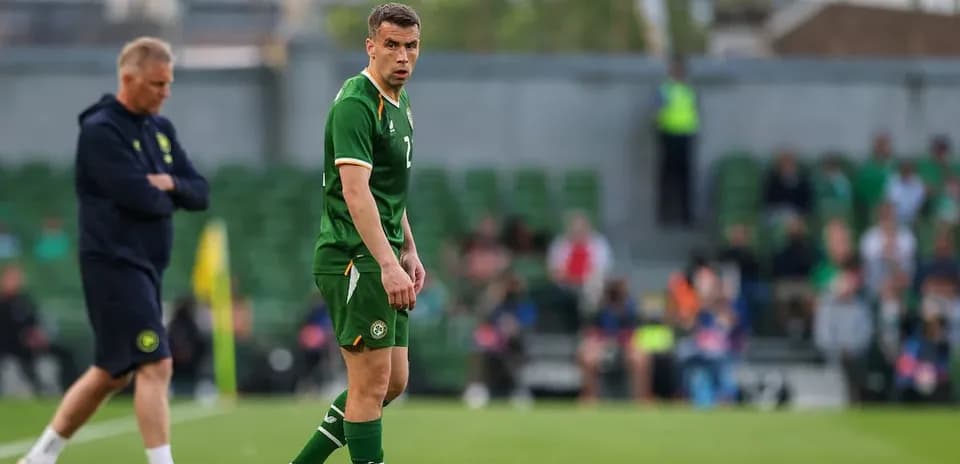 Ireland player on the field during a match