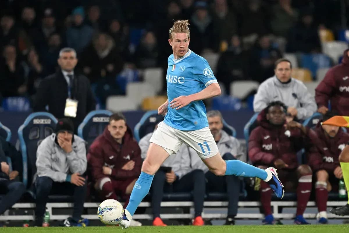 Player dribbling the ball during a match
