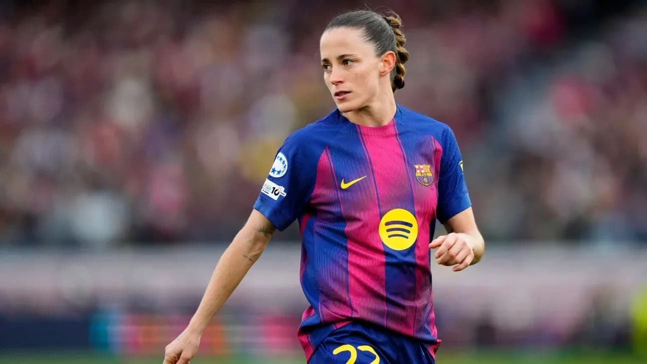 Player in Barcelona kit during match action