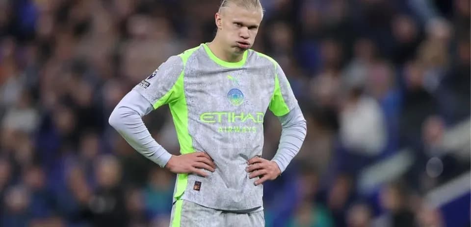 Player in Man City kit during match