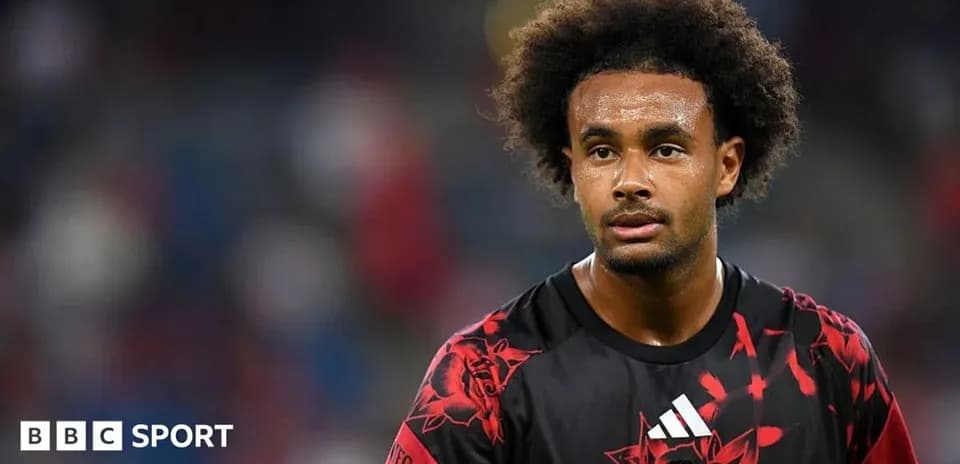 Player wearing Manchester United kit during match
