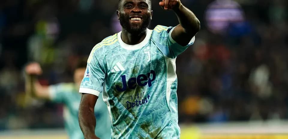 Juventus player celebrating a goal