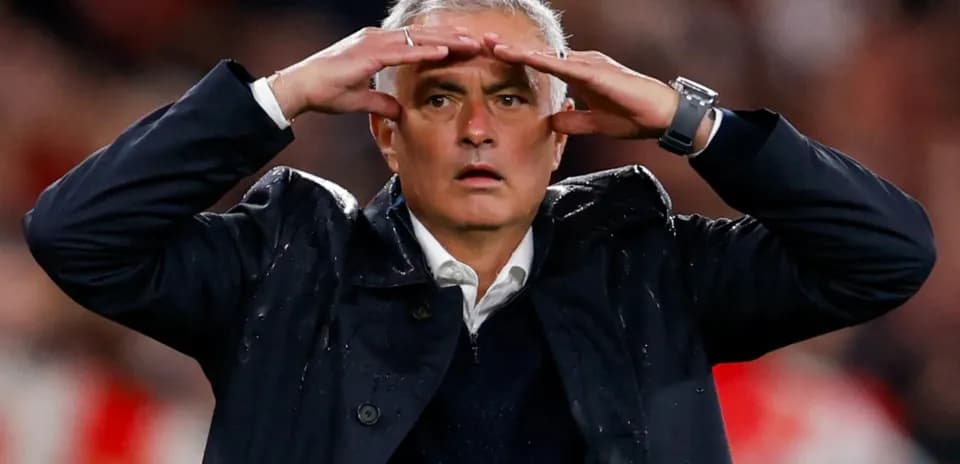 Coach gesturing during a tense match situation