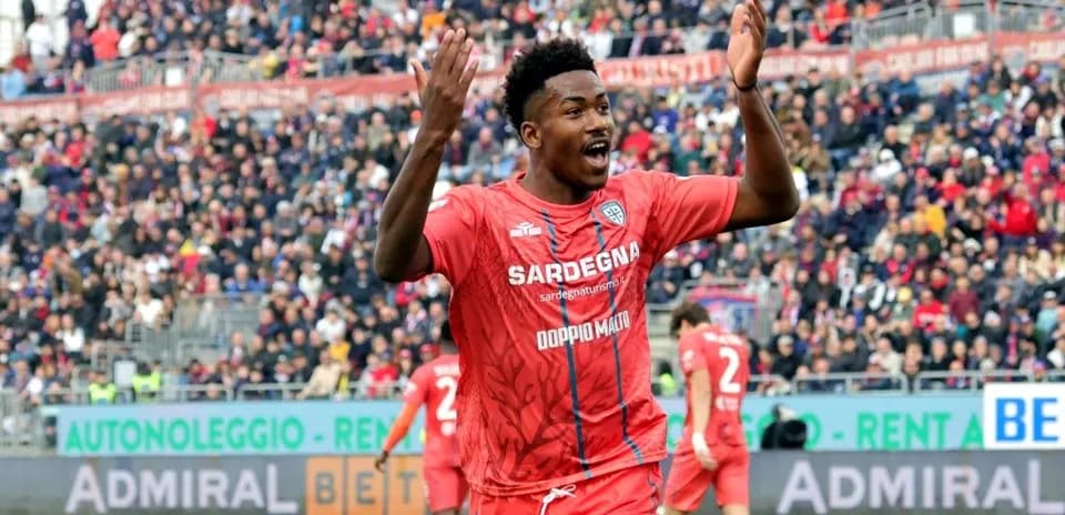 Player celebrating a goal during a match
