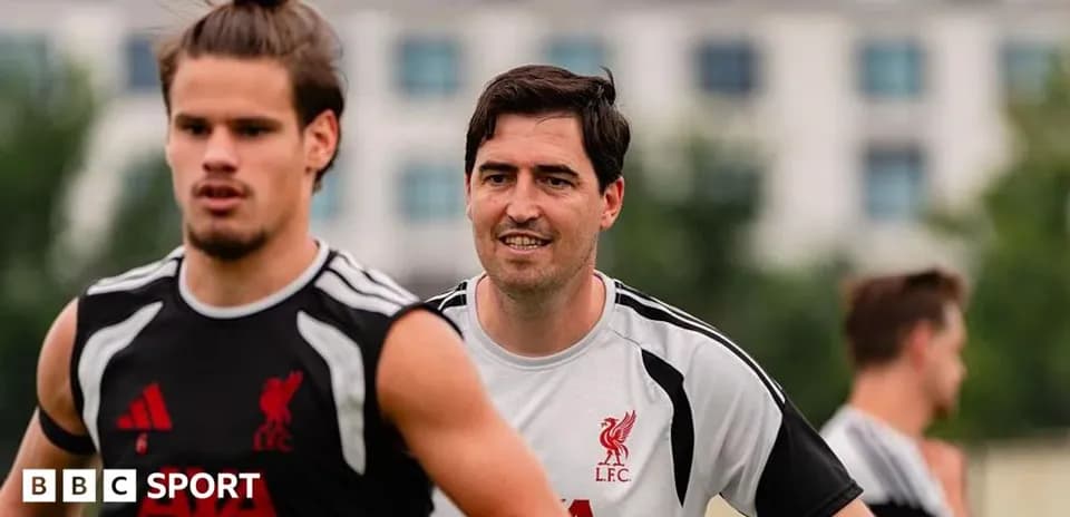 Players training during Liverpool FC practice session