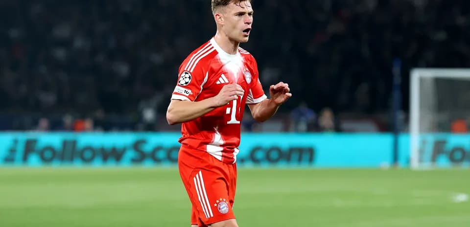 Bayern Munich player celebrating during match