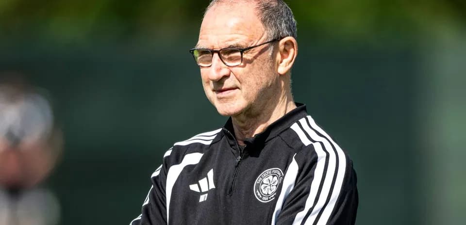 Manager observing training session at Celtic FC