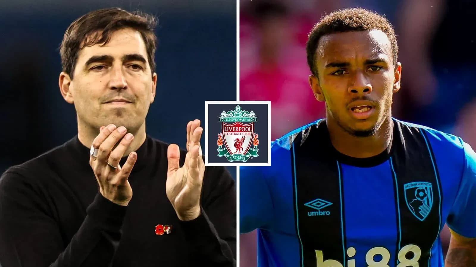 Manager and player from Liverpool and Bournemouth respectively