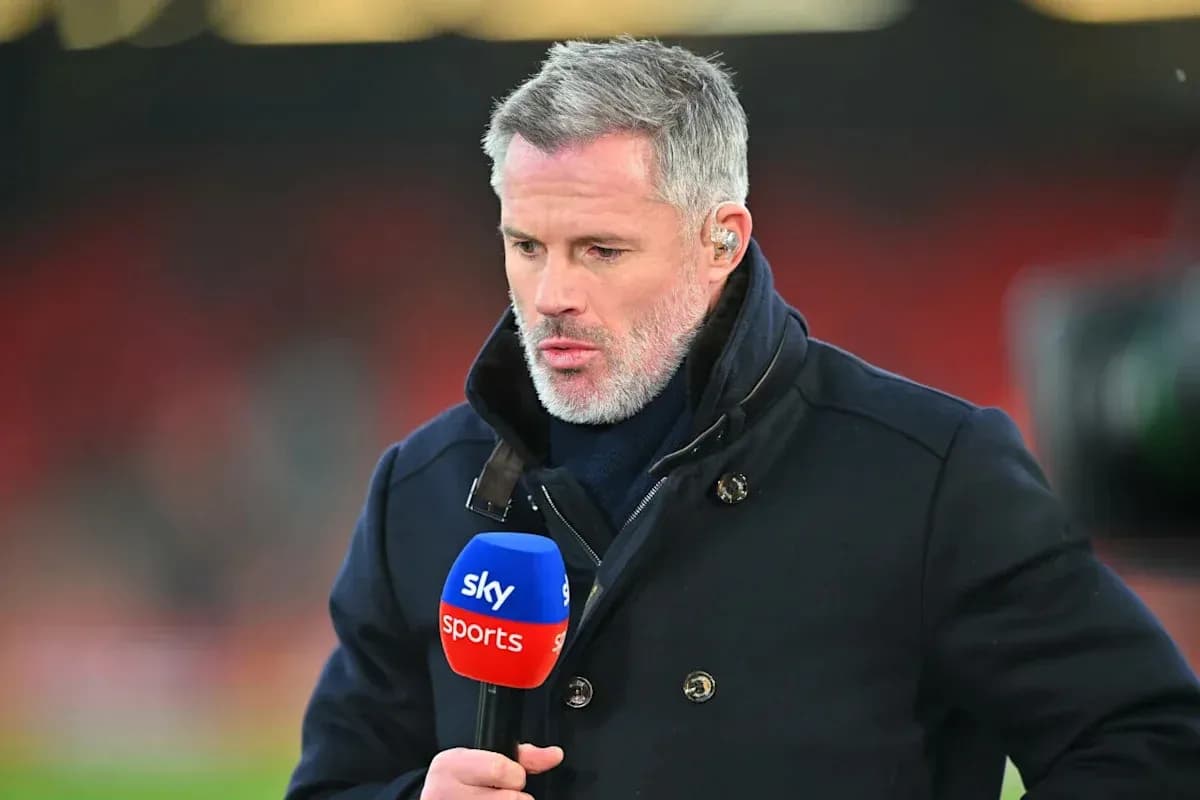 Presenter speaking with microphone on sports set