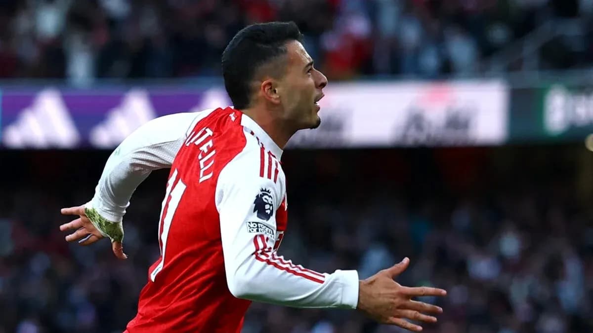 Player celebrating goal during Manchester City match