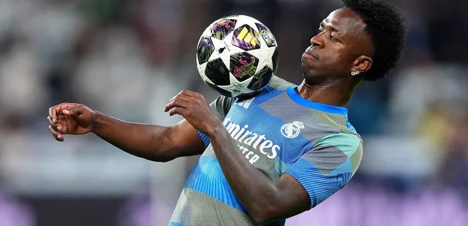 Player controlling ball during training session