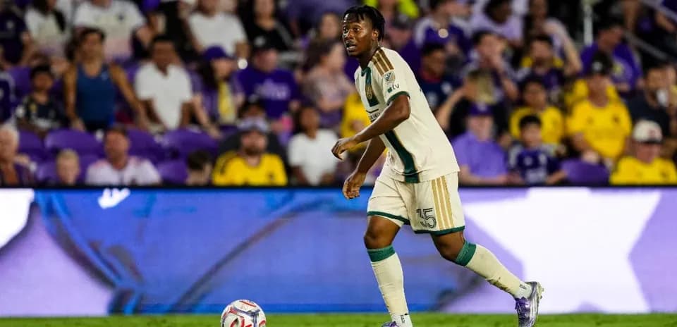 Atlanta United player during Major League Soccer match