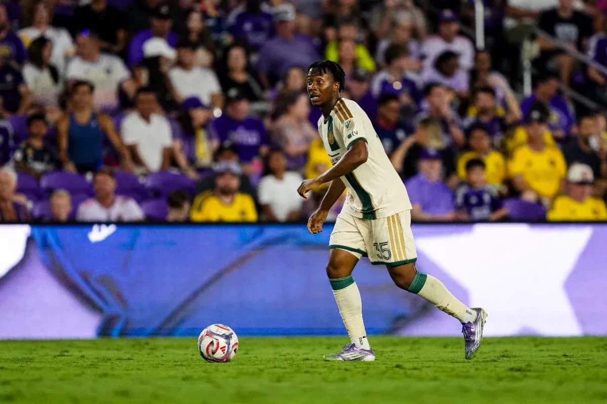 Atlanta United player during Major League Soccer match