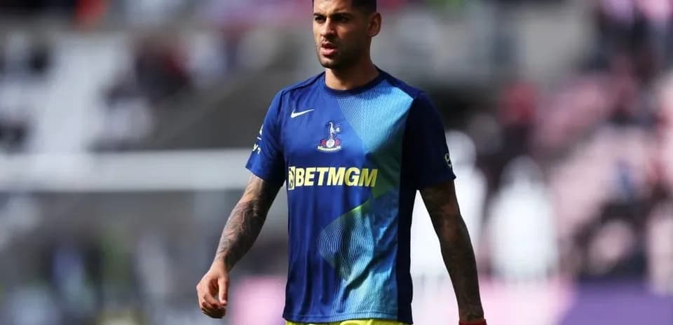 Player walking on the pitch before the match