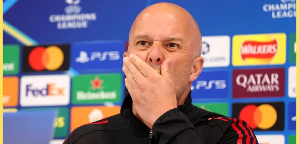 Manager speaking at Champions League press conference
