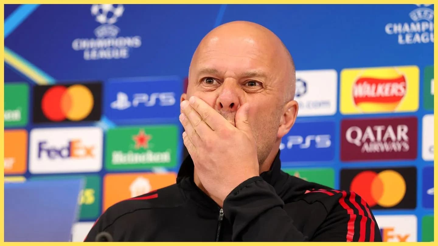 Manager speaking at Champions League press conference