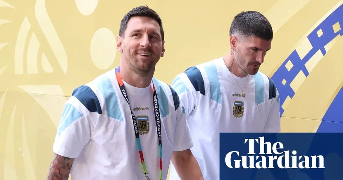 Lionel Messi and teammate entering venue for event