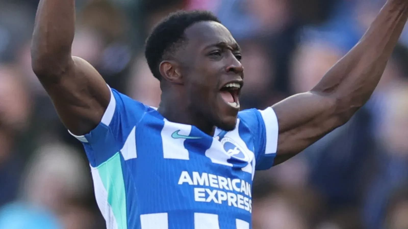 Player celebrating after scoring a goal