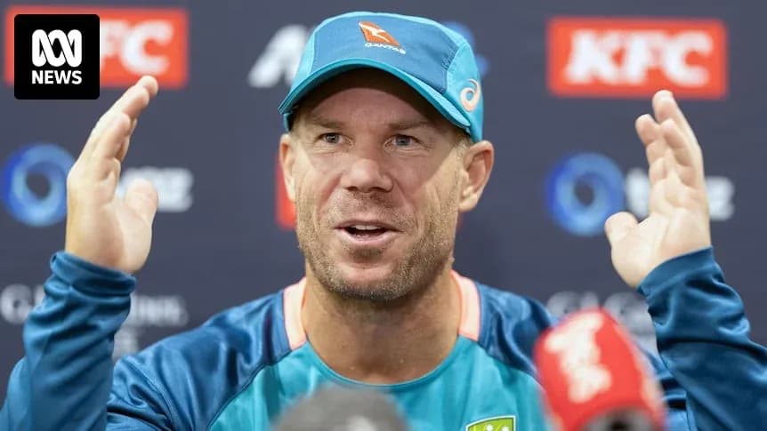 Player speaking at press conference with gestures