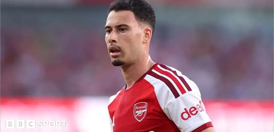 Arsenal player on the pitch during match