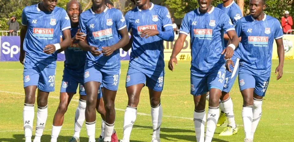 Posta Rangers FC celebrating a goal
