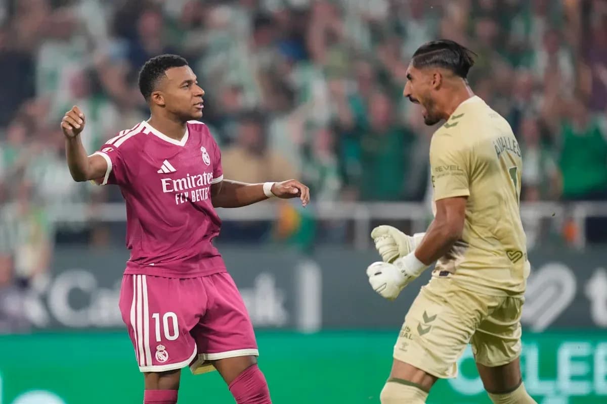 Two players celebrating during a football match