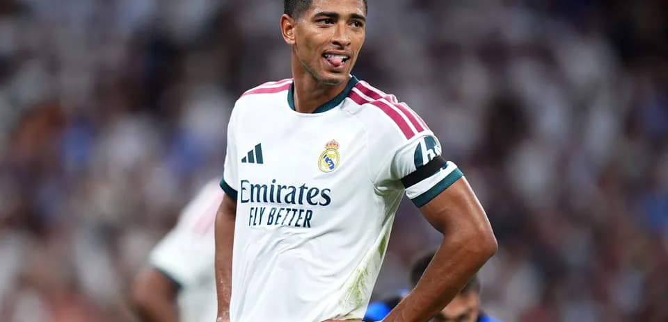 Real Madrid player in action during a match