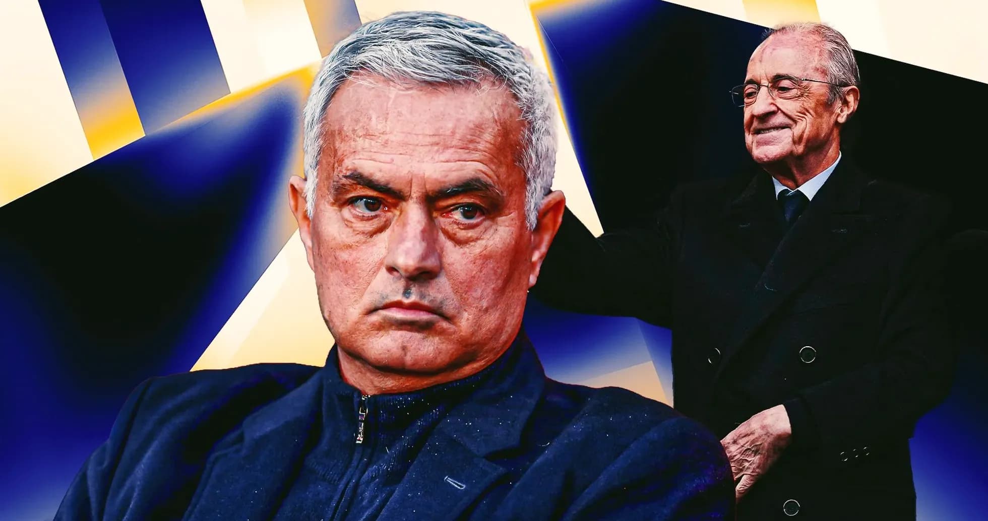 Jose Mourinho and club president at event