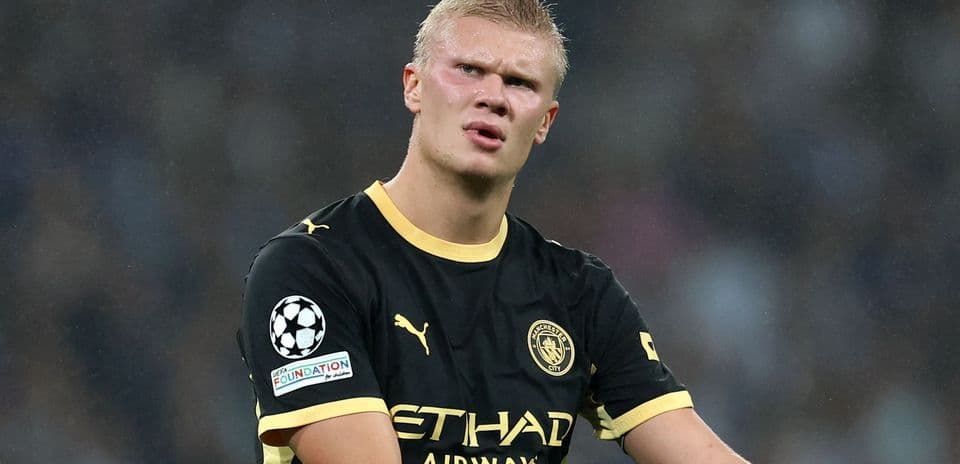 Erling Haaland Matches Aguero's Record with Brace as Manchester City Overcome Porto