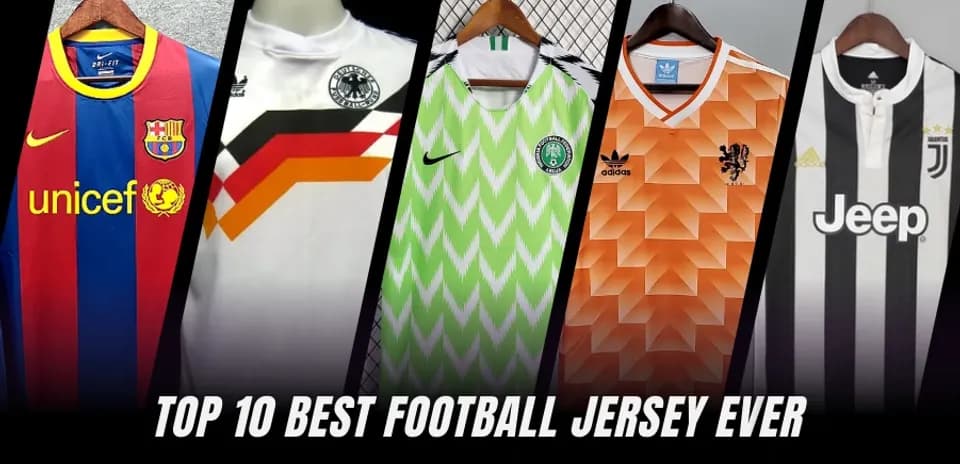 Top 10 Most Iconic Football Jerseys Ever Made