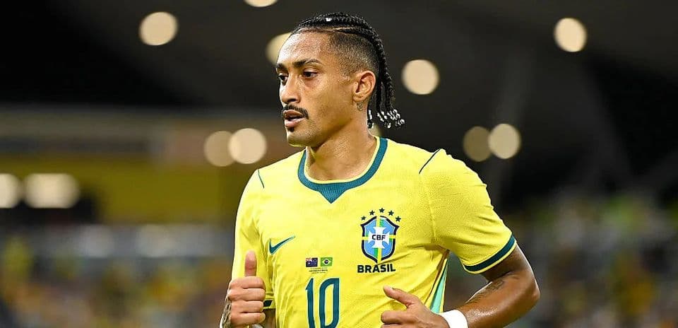 Raphinha Leads Brazil as No. 9 with Seven Changes Against Australia
