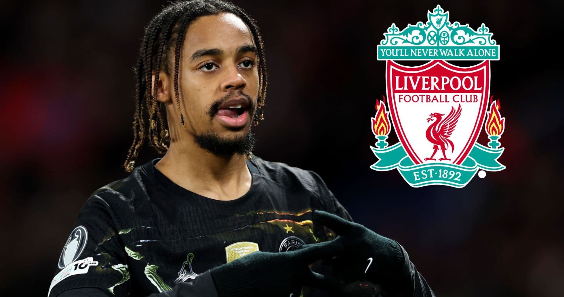 Liverpool Raises Offer to €135m for PSG Winger Bradley Barcola After His Lens Omission