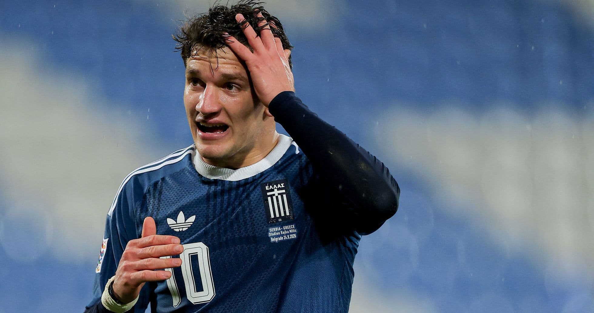 Arsenal Faces New Injury Worry as Christos Tzolis Leaves Greece Match After Ignoring Substitution
