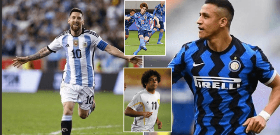 Lionel Messi, Alexis Sanchez and the 10 Shortest Footballers Worldwide