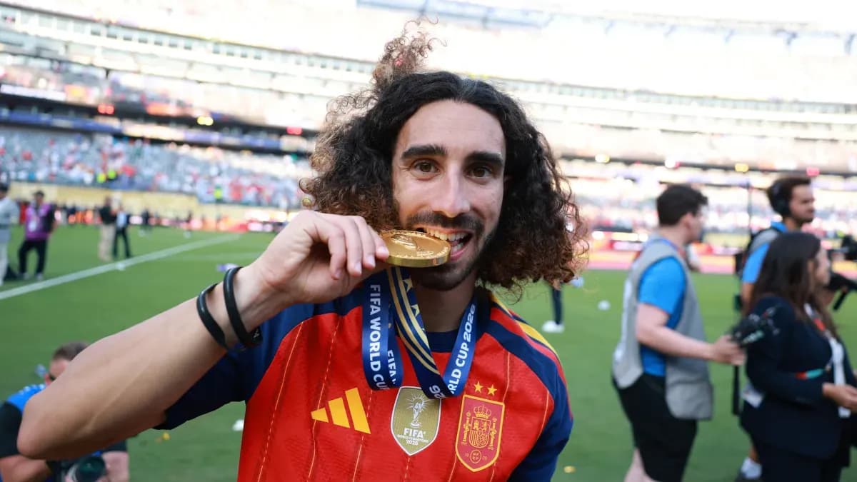 Marc Cucurella Honors Luis de la Fuente with New Tattoo After World Cup Triumph