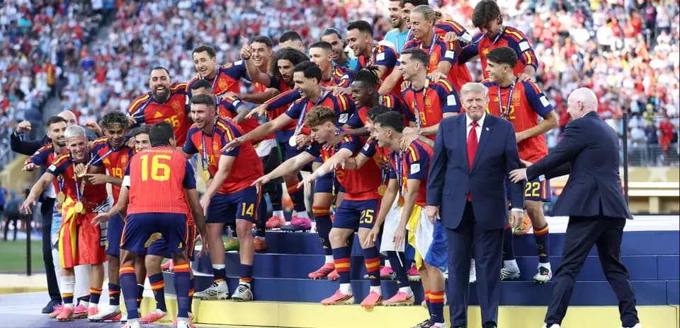 Spain’s World Cup Celebration Photos Omit Donald Trump