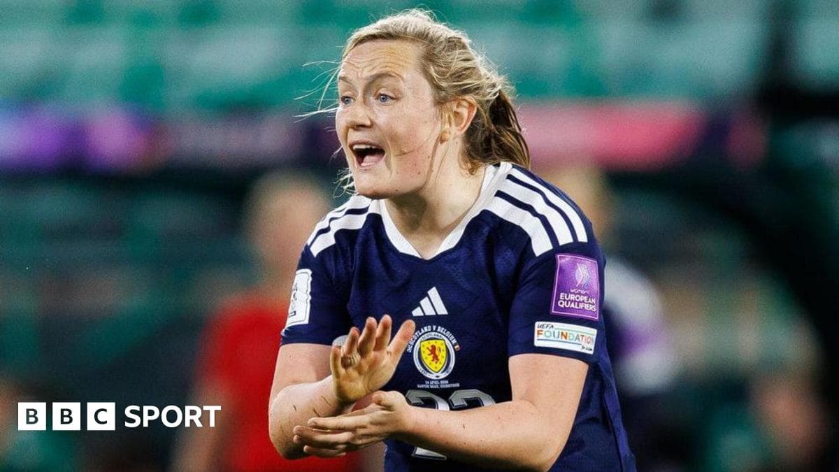 Player gesturing during women's football match Player gesturing during women's football match