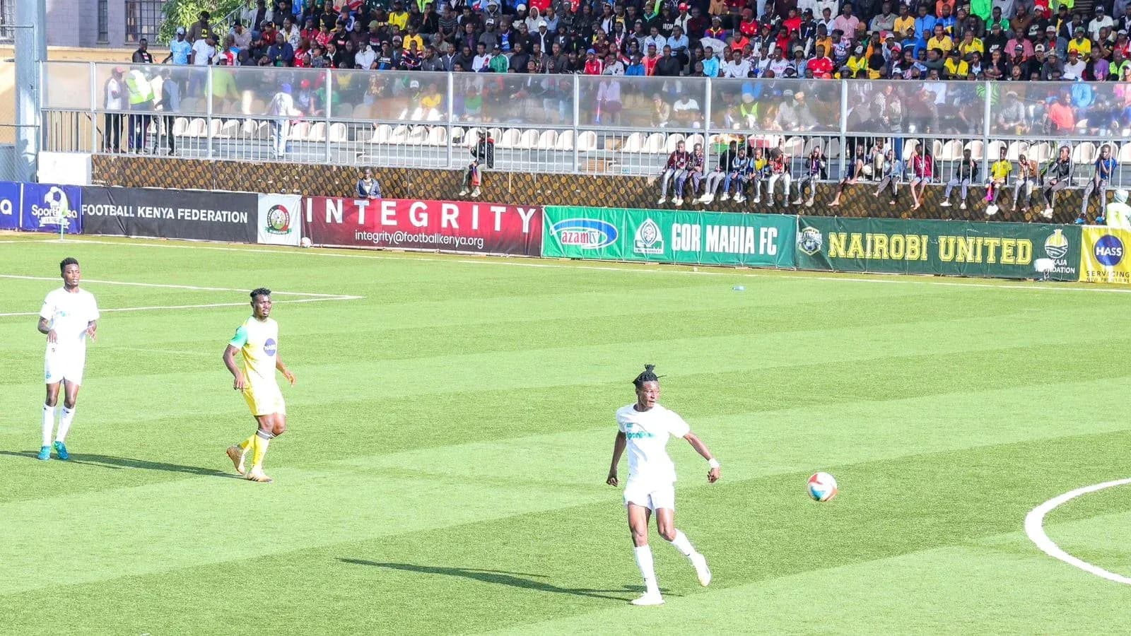 Players on the pitch during Gor Mahia match Players on the pitch during Gor Mahia match