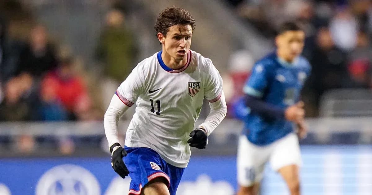 Player running during a soccer match for USA Player running during a soccer match for USA