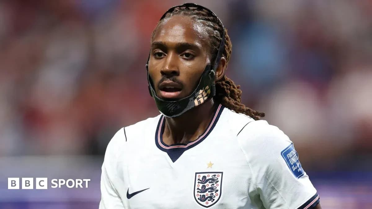 Player wearing England kit during a match Player wearing England kit during a match