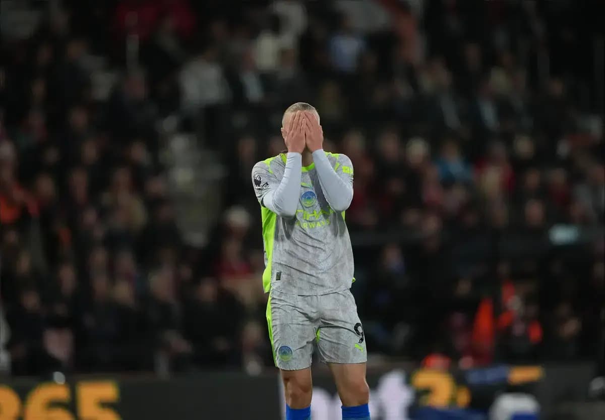 Goalkeeper with hands on face during match Goalkeeper with hands on face during match