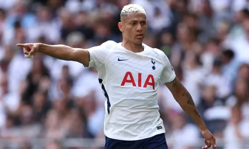 Player pointing during match for Tottenham Hotspur Player pointing during match for Tottenham Hotspur