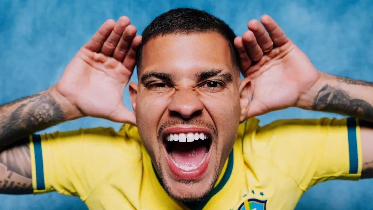 Player in yellow jersey making a loud expression Player in yellow jersey making a loud expression